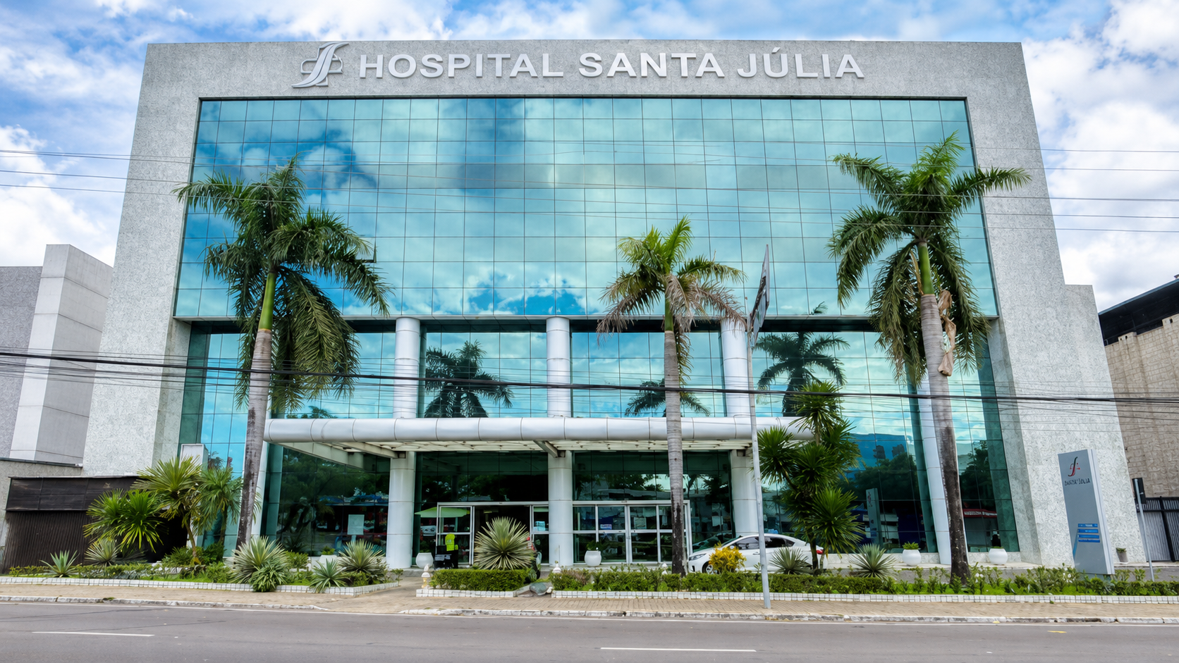 Fachada do Hospital Santa Júlia em Manaus